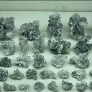 Fully Glossy Apophyllite Water Clear Crystals On Chalcedony Matrix #AM-01