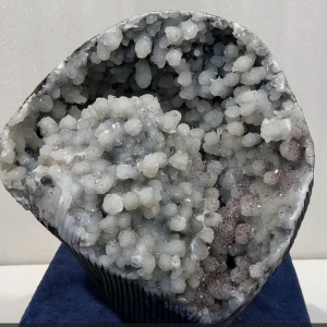 Chalcedony Bubble Matrix 21.5 kgs self Standing geode #AM-06
