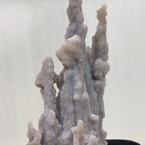 Sparkling Chalcedony Stalactite self standing piece #AM-09