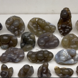 botryoidal agatised chalcedony crystals from Maharashtra, India Lot